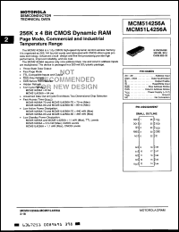 Click here to download MCM514256BZ80 Datasheet