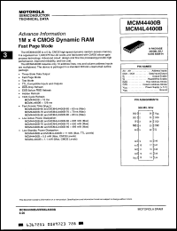 Click here to download MCM4L4400N80 Datasheet