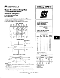 Click here to download 54F243M/B2AJC Datasheet