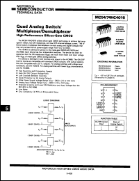 Click here to download 54HC4016/BCAJC Datasheet