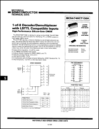 Click here to download MC74HCT138J Datasheet