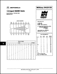 Click here to download 54LS133/BEBJC Datasheet