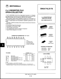 Click here to download SN74LS170JS Datasheet