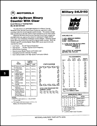 Click here to download 54LS193/B2AJC Datasheet