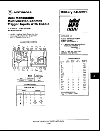 Click here to download 54LS221M/B2CJC Datasheet