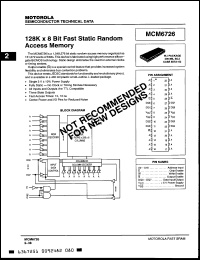 Click here to download MCM6726WJ12R2 Datasheet
