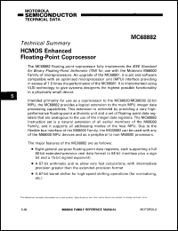 Click here to download MC68882RC25A Datasheet