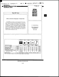 Click here to download MRF961 Datasheet