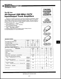 Click here to download CA2301R Datasheet