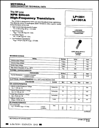 Click here to download LP1001A Datasheet