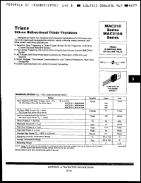 Click here to download MAC310A10 Datasheet