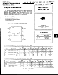 Click here to download MC100EL07F Datasheet