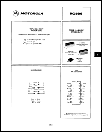 Click here to download MC10105F Datasheet