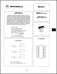 Click here to download MC10177PDS Datasheet