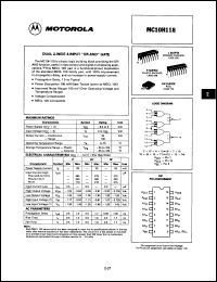 Click here to download MC10H118FN Datasheet