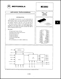 Click here to download MC10802L Datasheet