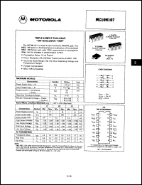 Click here to download MC10H107LD Datasheet