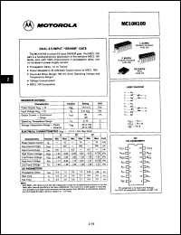 Click here to download MC10H109LS Datasheet