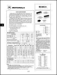 Click here to download MC10H115FN-TR Datasheet