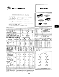 Click here to download MC10H136PS Datasheet