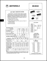 Click here to download MC10H160LS Datasheet