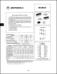 Click here to download MC10H210LD Datasheet