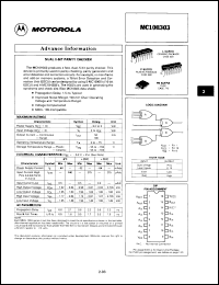 Click here to download MC10H303FN Datasheet