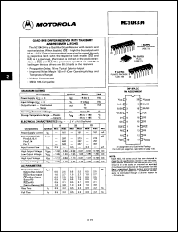 Click here to download MC10H334LS Datasheet