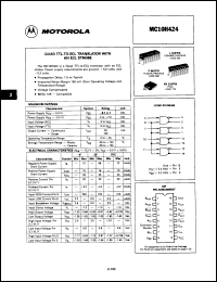 Click here to download MC10H424LD Datasheet