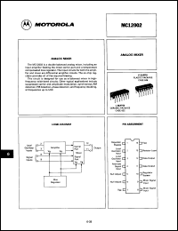 Click here to download MC12002LD Datasheet