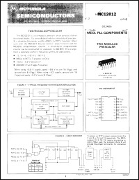 Click here to download MC12012L Datasheet