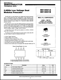 Click here to download MC12031AD Datasheet
