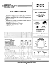 Click here to download MC12032AD Datasheet