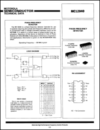 Click here to download MC12040DEBS Datasheet