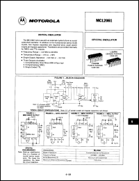 Click here to download MC12061LDS Datasheet