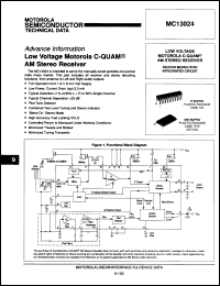 Click here to download MC13024DW Datasheet