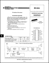 Click here to download MC13041DW Datasheet