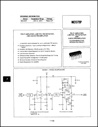 Click here to download MC1375P Datasheet