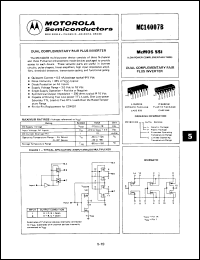 Click here to download MC14007BCLS Datasheet
