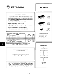 Click here to download MC14106BCPD Datasheet