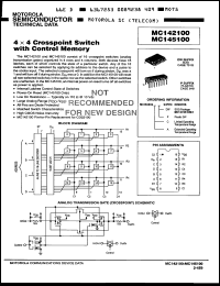 Click here to download MC142100CPS Datasheet