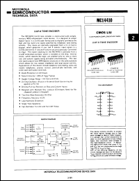 Click here to download MC14410PD Datasheet