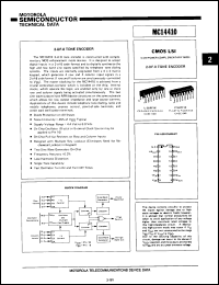 Click here to download MC14410DW Datasheet