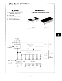 Click here to download MC14431P Datasheet