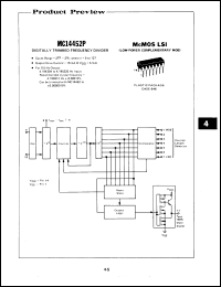 Click here to download MC14452P Datasheet