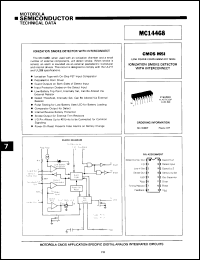 Click here to download MC14468PS Datasheet