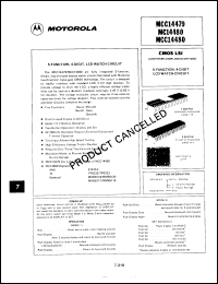 Click here to download MC14480PS Datasheet