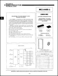 Click here to download MC14495LS Datasheet