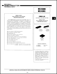 Click here to download MC145001PDS Datasheet