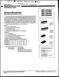 Click here to download MC145405DWR2 Datasheet